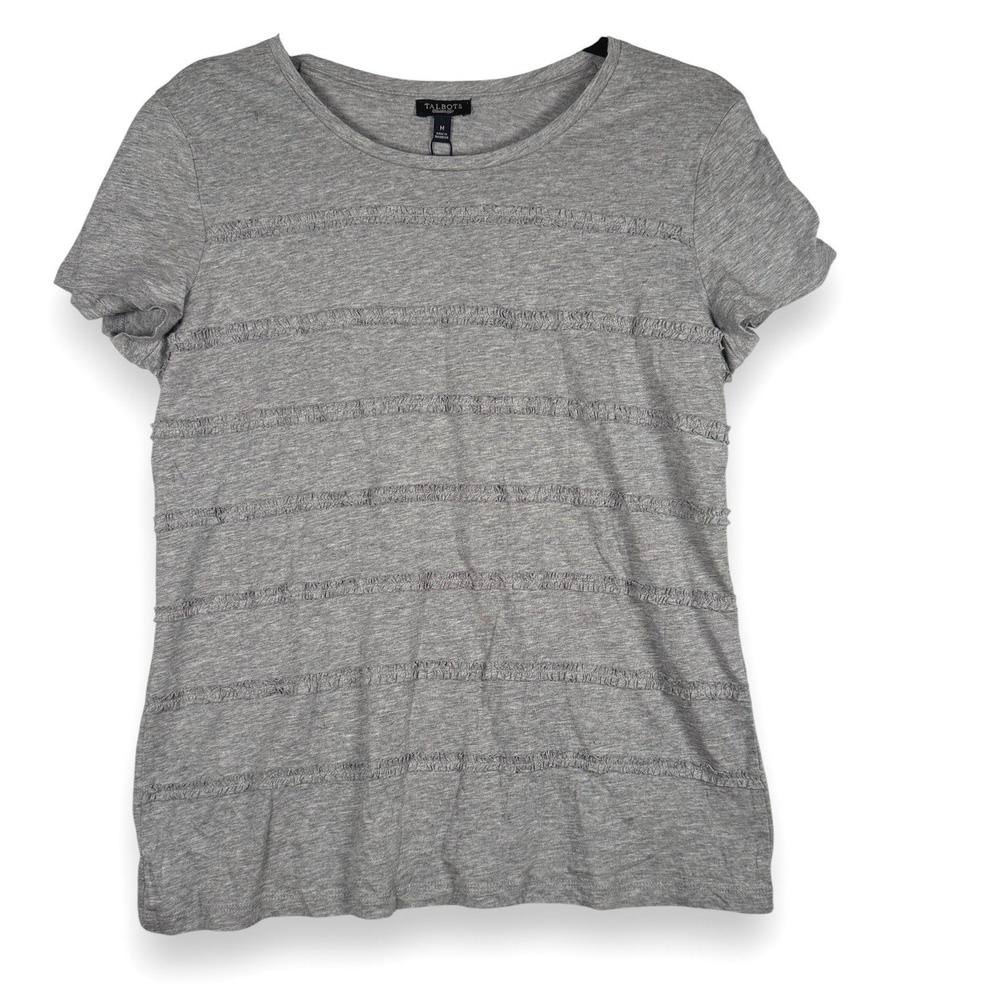 Talbots Ruffle Top Size Medium NWT‎ - Picture 2 of 6